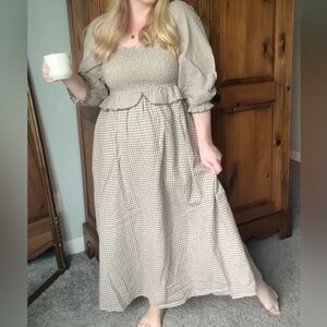 Neuflora Etta Dress in Gingham